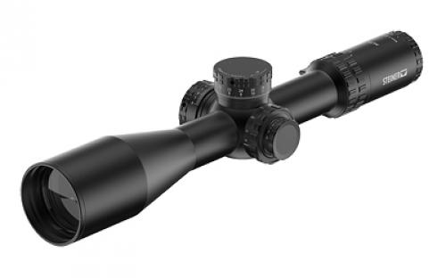 Steiner M7Xi, Rifle Scope, 4-28X, 56mm Objective, 34mm Tube Diameter, Tremor 3 Reticle, .1 Mil, First Focal Plane, Matte Finish, Black 8719-T3