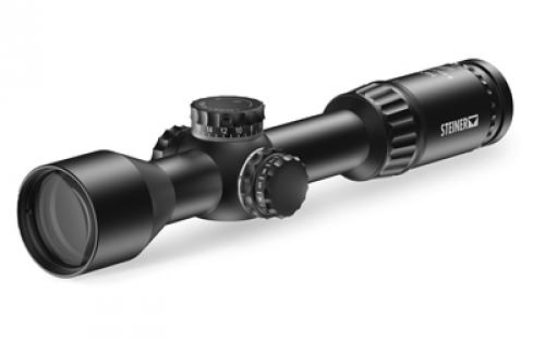 Steiner H6Xi, Rifle Scope, 2-12X Magnification, 42mm Objective, 30mm Main Tube, Steiner MHR Reticle, First Focal Plane, Matte Finish, Black 8780
