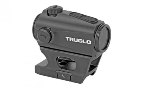 Truglo IGNITE, Red Dot, 1X22mm, 2 MOA Green Dot, Black, Includes High and Low Picatinny/Weaver Mount and Rubber Lens Cover TG-TG8322GN