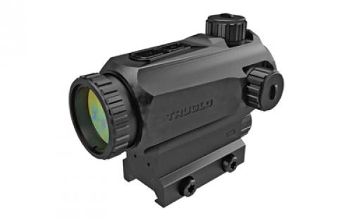Truglo PR1 Prism, Red Dot, 1X25, 6 MOA Red Dot with Outer Ring, Black, Includes Lens Covers TG-TG8425BN