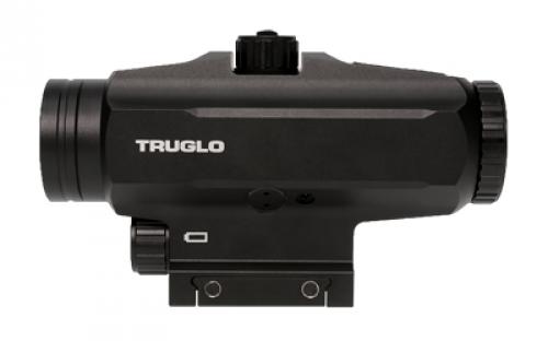 Truglo PR3 Prism, Red Dot, 1x32mm, 6 MOA Red Dot with Outer Ring, Black, Includes Lens Covers TG-TG8432BN