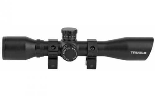 Truglo Tactical Xtreme Rifle Scope, 4X32, 1", Mil-Dot Reticle, Includes Rings, Matte Finish TG-TG8504BT
