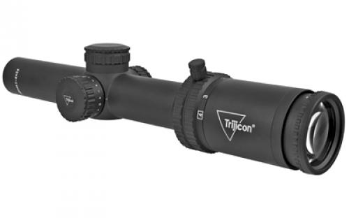 Trijicon Credo 1-4x24mm Second Focal Plane Riflescope with Red BDC Segmented Circle .223 / 55gr, 30mm Tube, Matte Black, Low Capped Adjusters CR424-C-2900013