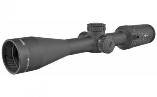 Trijicon Credo 3-9x40mm Second Focal Plane Riflescope with Green MOA Precision Hunter, 1 in. Tube, Matte Black, Low Capped Adjusters CR940-C-2900040