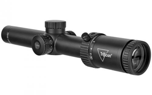 Trijicon Credo HX 1-6x24mm Second Focal Plane Riflescope with Green LED Dot,  BDC Hunter Holds .308, 30mm Tube, Satin Black, Low Capped Adjusters CRHX624-C-2900017