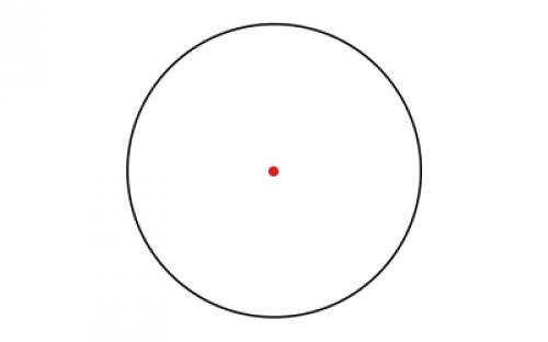 Trijicon MRO Red Dot, 1X25mm, 2.0MOA Dot, with AC32069 Lower 1/3 Co-Witness Mount, Matte Finish MRO-C-2200006
