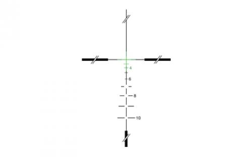 Trijicon ACOG Rifle Scope, 3X 35, Green Crosshair .223 Reticle, Dual Illuminated, w/TA51 Mount, Matte TA11J-G