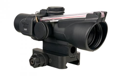 Trijicon ACOG, 2X20mm, Dual Illuminated Red Crosshair, Includes Q-LOC Mount, Matte Finish, Black TA47-C-400343