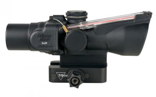 Trijicon ACOG, 2X20mm, Dual Illuminated RTR 223 Reticle, Includes Q-LOC Mount, Matte Finish, Black TA47-C-400388