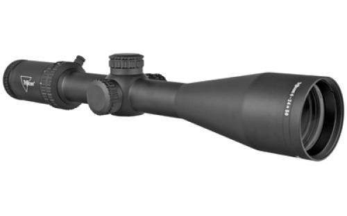 Trijicon Tenmile 6-24x50mm Second Focal Plane Riflescope with Red LED Dot, MRAD Ranging, 30mm Tube, Matte Black, Low Capped Adjusters TM62450-C-3000005