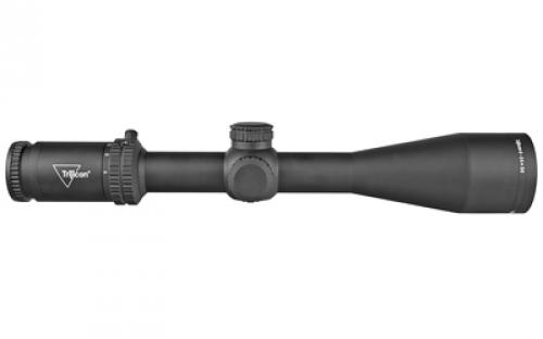 Trijicon Tenmile 6-24x50mm Second Focal Plane Riflescope with Red LED Dot, MRAD Ranging, 30mm Tube, Matte Black, Low Capped Adjusters TM62450-C-3000005