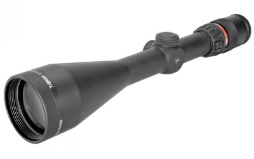 Trijicon AccuPoint 2.5-10x56mm Riflescope with BAC, Red Triangle Post Reticle, 30mm Tube, Matte Black, Capped Adjusters TR22R