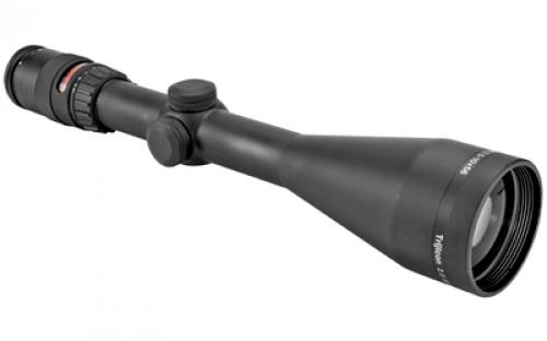 Trijicon AccuPoint 2.5-10x56mm Riflescope with BAC, Red Triangle Post Reticle, 30mm Tube, Matte Black, Capped Adjusters TR22R