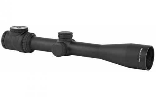 Trijicon AccuPoint Rifle Scope, 2.5-12.5X42mm, Standard Duplex Crosshair w/ Green Dot, 30mm Tube TR26-C-200098