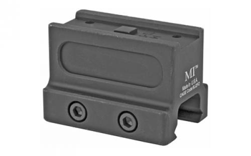 Midwest Industries Lower 1/3 Mount, Aluminum, Black Anodized Finish, Fit Aimpoint T-1 MI-T1-1/3