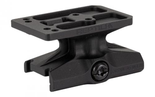 Reptilia DOT Mount, 1.93" Optical Axis Height, Compatible with Holosun AEMS, Anodized Finish, Black 100-211