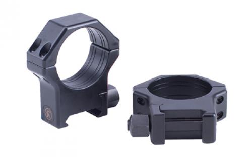 Riton Optics Contessa, 34mm Picatinny Rings, Hardened Steel, 8mm Height, Black XRC348S23