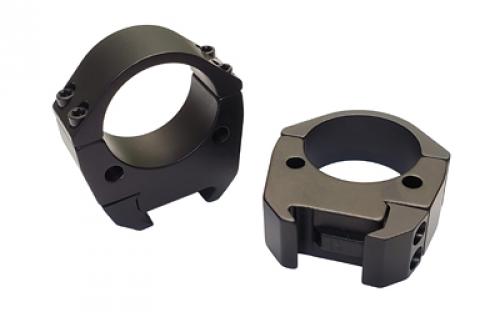 Talley Manufacturing Modern Sporting Ring, Low Height, Fits 35mm Main Tube, Picatinny Mount, Matte Finish, Black S35L