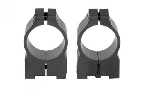 Warne Permanent Attached Fixed Ring Set, Fits Tikka Grooved Receiver, 1 Medium, Matte Finish 1TM