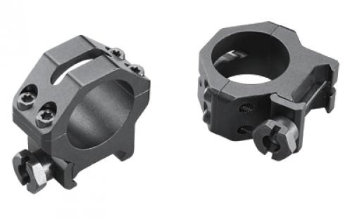 Weaver 4 Hole Tactical, 1 Medium Height Rings, Fits Picatinny, Matte Finish, Black 48360