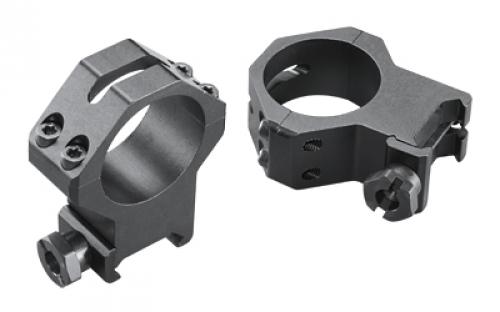 Weaver 4 Hole Tactical, 30mm Extra High Rings, Fits Picatinny, Matte Finish, Black 48367