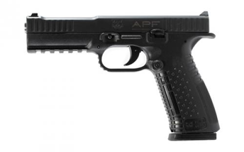 American Precision Firearms Strike One, Semi-automatic, Striker Fired, Full Size, Polymer Frame Pistol, 9MM, 5 Barrel, No Manual Safety, Matte Finish, Black, 10 Rounds, 2 Magazines AFS1-9-BK-10