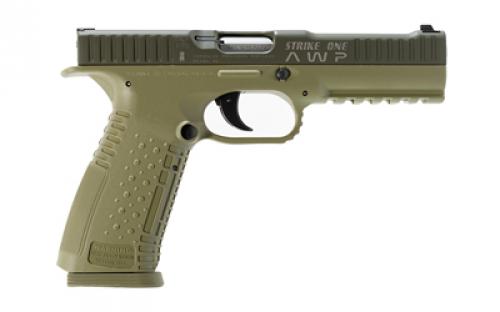 American Precision Firearms Strike One, Semi-automatic, Striker Fired, Full Size, Polymer Frame Pistol, 9MM, 5" Barrel, No Manual Safety, Cerakote Finish, Olive Drab Green, 10 Rounds, 2 Magazines AFS1-9-OD-10