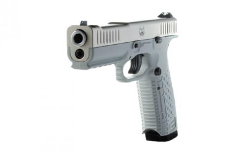 American Precision Firearms Strike One, Semi-automatic, Striker Fired, Full Size, Polymer Frame Pistol, 9MM, 5" Barrel, No Manual Safety, Cerakote Finish, Silver, 10 Rounds, 2 Magazines AFS1-9-SL-10