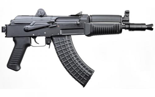 Arsenal, Inc. Arsenal SAM7K-44, Semi-automatic Pistol, AK, 7.62X39, 8.5" Hammer Forged Barrel, Matte Finish, BlackMilled Receiver, Polymer Furniture, Picatinny Rail, Ambidextrous Safety, Adjustable Sights, 5 Rounds, 1 Magazine SAM7K-44