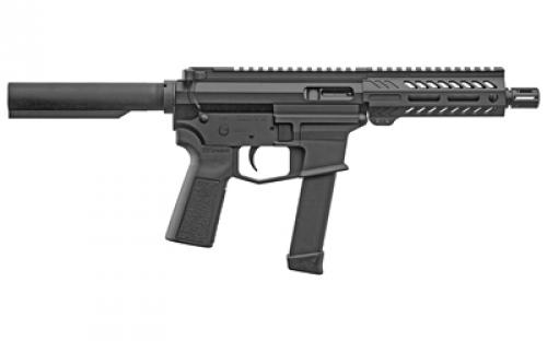 Angstadt Arms UDP-9, Semi-automatic, Pistol, 9MM, 6" Chrome Moly Barrel, Anodized Finish, Black, Magpul K2 Grip, Angstadt Arms 5.5" Free Float M-LOK Handguard, A2 Flash Suppressor, Accepts Glock Style Magazines, 17 Rounds, 1 Magazine AAUDP09P06