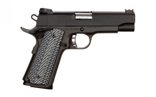 Armscor Rock Ultra MS, 1911, Semi-automatic, Metal Frame Pistol, Commander Size, 45ACP, 4.25 Barrel, Steel, Parkerized Finish, Black, G10 Grips, Adjustable Sights, 8 Rounds, 1 Magazine 51487