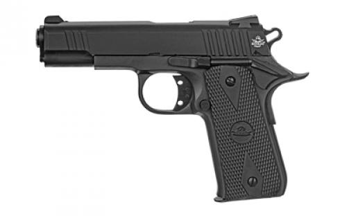 Armscor Baby Rock, 1911, Semi-automatic, Metal Frame Pistol, Compact, 380ACP, 3.75 Barrel, Steel, Parkerized Finish, Black, Rubber Grips, Fixed Sights, 7 Rounds, 1 Magazine 51912