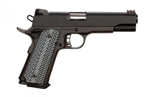 Armscor Rock Ultra FS, 1911, Semi-automatic, Metal Frame Pistol, Full Size, 10MM, 5 Barrel, Steel, Parkerized Finish, Black, G10 Grips, Adjustable Sights, 8 Rounds, 1 Magazine 51991