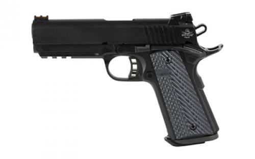 Armscor Tac Ultra, 1911, Semi-automatic, Metal Frame Pistol, Commander Size, 10MM, 4.25 Barrel, Parkerized Finish, Black, G10 Grips, Adjustable Sights, Ambidextrous Safety, 8 Rounds, 1 Magazine 51994