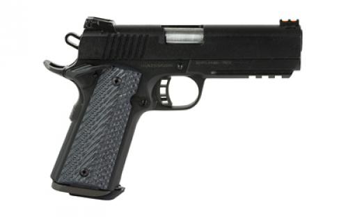 Armscor Tac Ultra, 1911, Semi-automatic, Metal Frame Pistol, Commander Size, 10MM, 4.25" Barrel, Parkerized Finish, Black, G10 Grips, Adjustable Sights, Ambidextrous Safety, 8 Rounds, 1 Magazine 51994