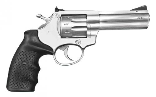 Armscor AL22 Standard Stainless, Revolver, Double Action/Single Action, Medium Frame, 22LR, 4 Barrel, Steel, Stainless Finish, Rubber Grips, Adjustable Rear Sight, 9 Rounds AL22