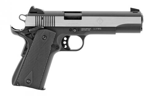 American Tactical 1911, Single Action, Semi-automatic, Metal Frame Pistol, Full Size, 22LR, 5 Threaded Barrel, Aluminum, Two-Tone, Black Anodized Frame, Polished Slide, Polymer Grips, 10 Rounds GERG2210M1911S