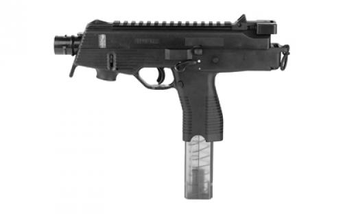 B&T TP9-N, Semi-automatic, Pistol, 9MM, 5.1 Barrel, 25mm 3-Lug, Matte Finish, Black, 30 Rounds, 1 Magazine BT-30105-2-N-BLK