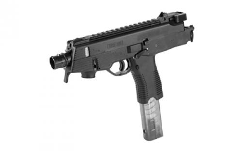 B&T TP9-N, Semi-automatic, Pistol, 9MM, 5.1" Barrel, 25mm 3-Lug, Matte Finish, Black, 30 Rounds, 1 Magazine BT-30105-2-N-BLK