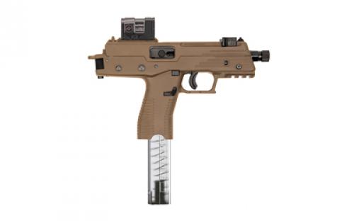 B&T TP380, Semi-automatic Pistol, Polymer Frame, 380 ACP, 5 Barrel, Anodized Finish, Coyote Brown, 2 Magazines, 30 Rounds, Includes Aimpoint Acro P2 BT-42001-US-CT-TB