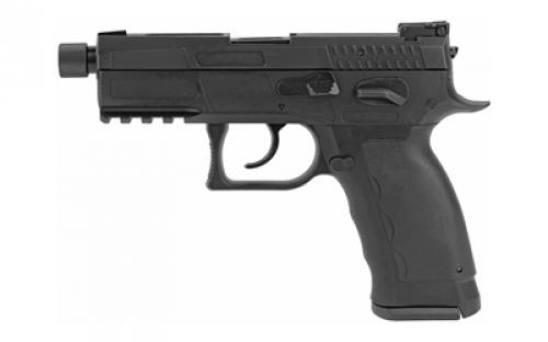 B&T MK-II, Semi-automatic, Aluminum Framed Pistol, Full Size, 9MM, 4.3" Barrel, Black, Adjustable Sights, 17 Rounds, 2 Magazines, Shield RMS Interface BT-510001