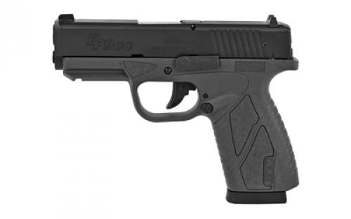 Bersa Concealed Carry, Double Action Only, Semi-automatic, Polymer Frame Pistol, Compact, 9MM, 3.3 Barrel, Matte Finish, Urban Grey, Fixed Sights, 8 Rounds, 1 Magazine BP9GRCC