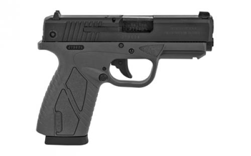 Bersa Concealed Carry, Double Action Only, Semi-automatic, Polymer Frame Pistol, Compact, 9MM, 3.3" Barrel, Matte Finish, Urban Grey, Fixed Sights, 8 Rounds, 1 Magazine BP9GRCC