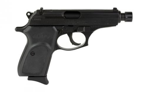 Bersa Thunder, Double Action/Single Action, Semi-automatic, Metal Frame Pistol, Compact, 380ACP, 4.3" Threaded Barrel, Alloy, Matte Finish, Black, Polymer Grips, Fixed Sights, 8 Rounds, 1 Magazine T380M8X