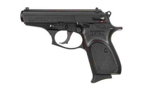 Bersa Thunder, Double Action/Single Action, Semi-automatic, Metal Frame Pistol, Compact, 380ACP, 3.5 Barrel, Alloy, Matte Finish, Black, Polymer Grips, Fixed Sights, 8 Rounds, 1 Magazine T380M8