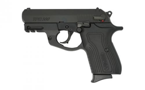 Bersa TPR, Double Action, Semi-automatic, Metal Frame Pistol, Sub Compact, 380ACP, 3.5 Barrel, Steel, Matte Finish, Black, Polymer Grips, Fixed Sights, 1 Magazine, 8 Rounds TPR380M