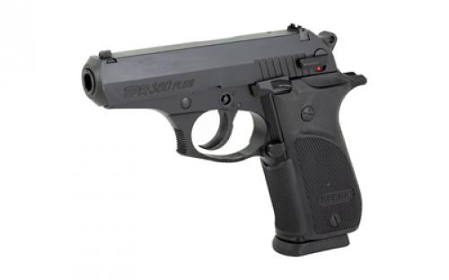 Bersa TPR Plus, Double Action, Semi-automatic, Metal Frame Pistol, 380 ACP, 3.5" Barrel, Steel, Matte Finish. Black, Fixed Sights, 15 Rounds, 1 Magazine TPR380PM