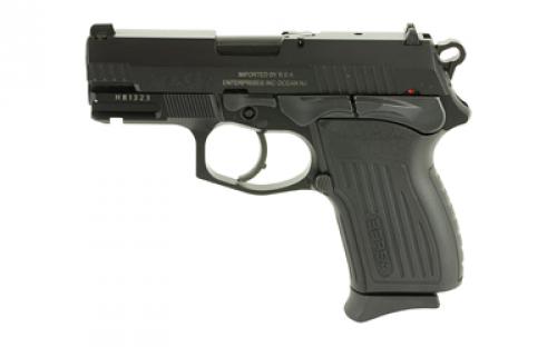 Bersa TPR9C Compact, Double Action/Single Action, Semi-automatic, Metal Frame Pistol, Compact, 9MM, 3.5 Barrel, Alloy, Matte Finish, Black, Polymer Grips, Fixed Sights, 13 Rounds, 1 Magazine TPR9CM