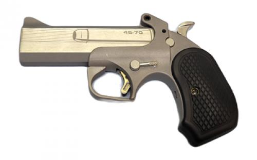 Bond Arms Cyclops, Derringer, 45-70 Government, 4.25" Barrel, Manual Safety, Fixed Sights, Stainless Steel, Silver, 1 Round BACY-45-70