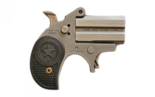 Bond Arms Stubby, Derringer, Sub-Compact, 22 LR, 2.2" Barrel, Fixed Sights, Stainless Steel, Silver, 2 Rounds BASTB-22LR